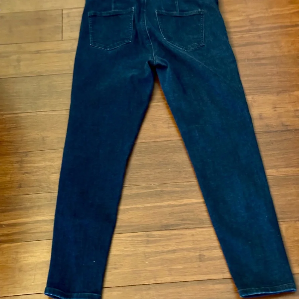 Ann Taylor Jeans Skinny Dark Wash Button Detail Nautical‎